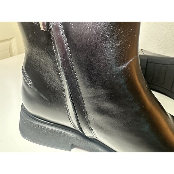 *NEW* Franco Sarto Bealy Black Leather Ankle Booties Women's SIZE 6 - Picture 12 of 12